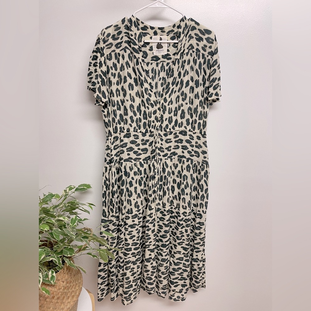 Leopard Dress / Beach Coverup